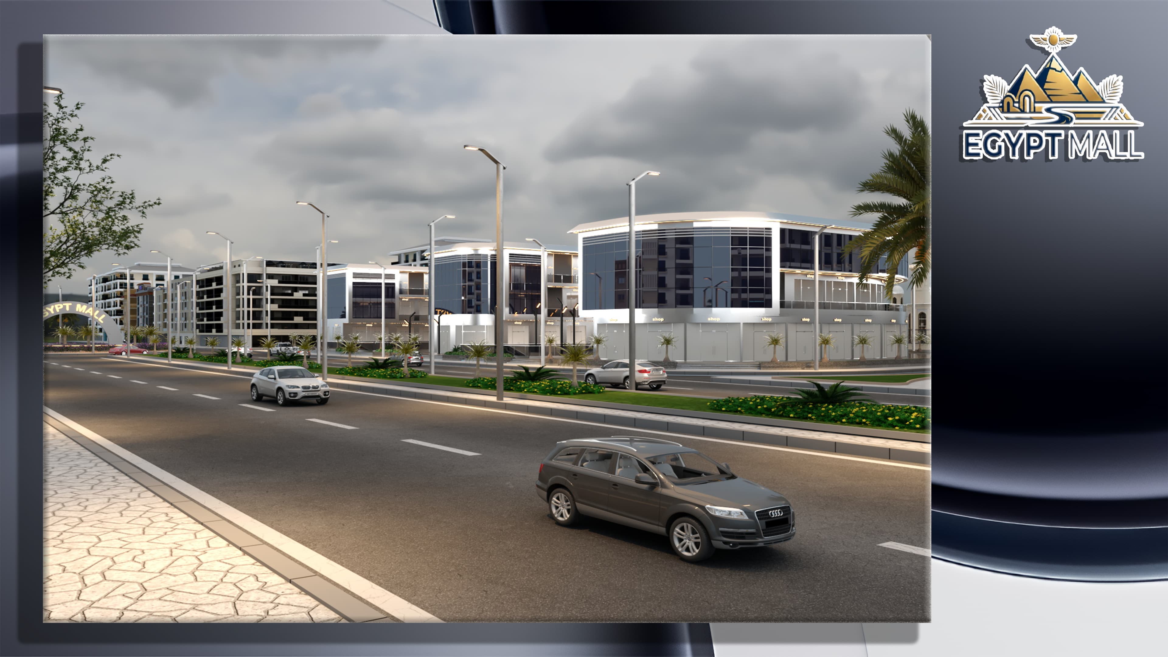 Egypt Mall exterior architectural rendering 6