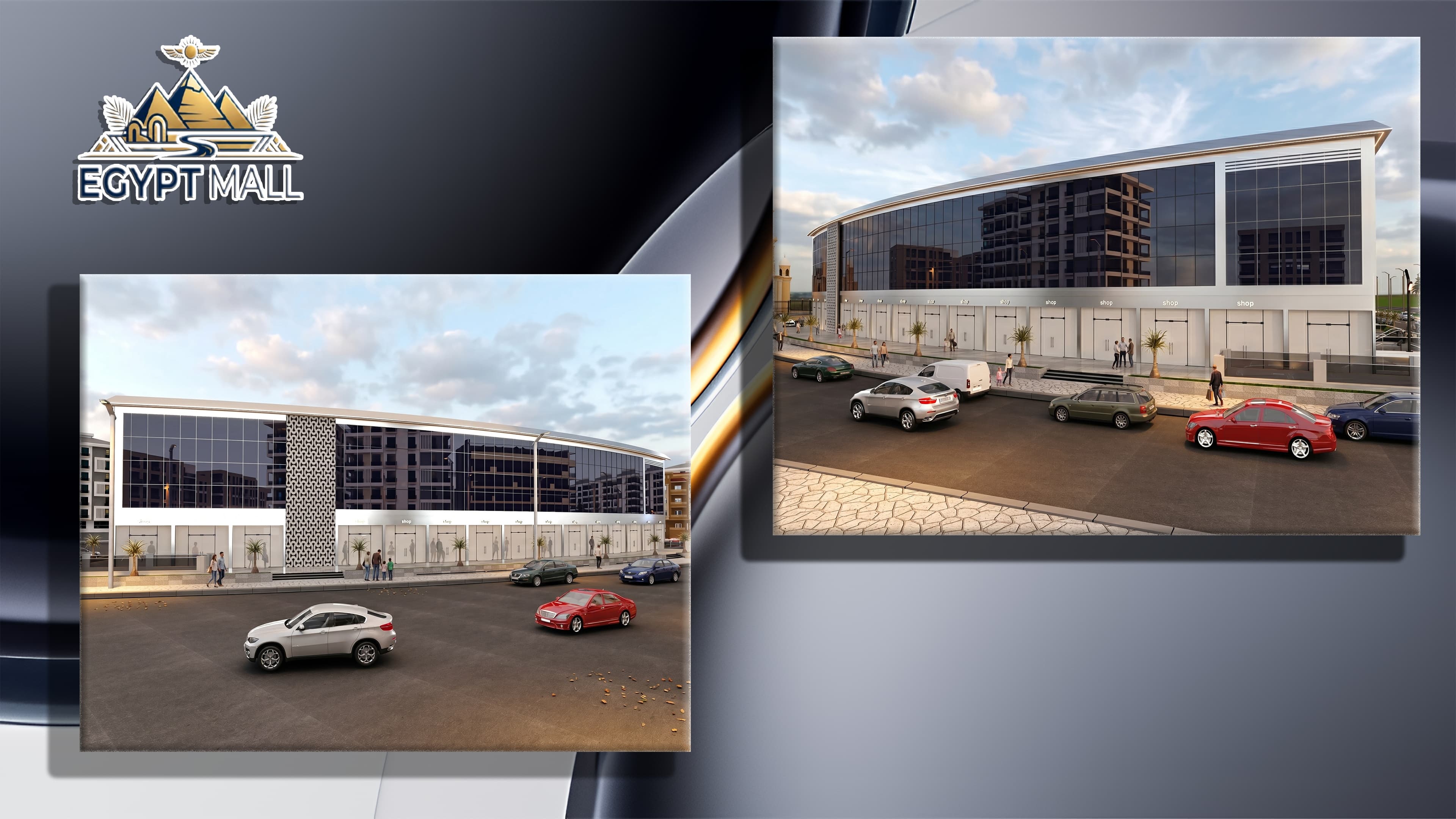 Egypt Mall exterior architectural rendering 10